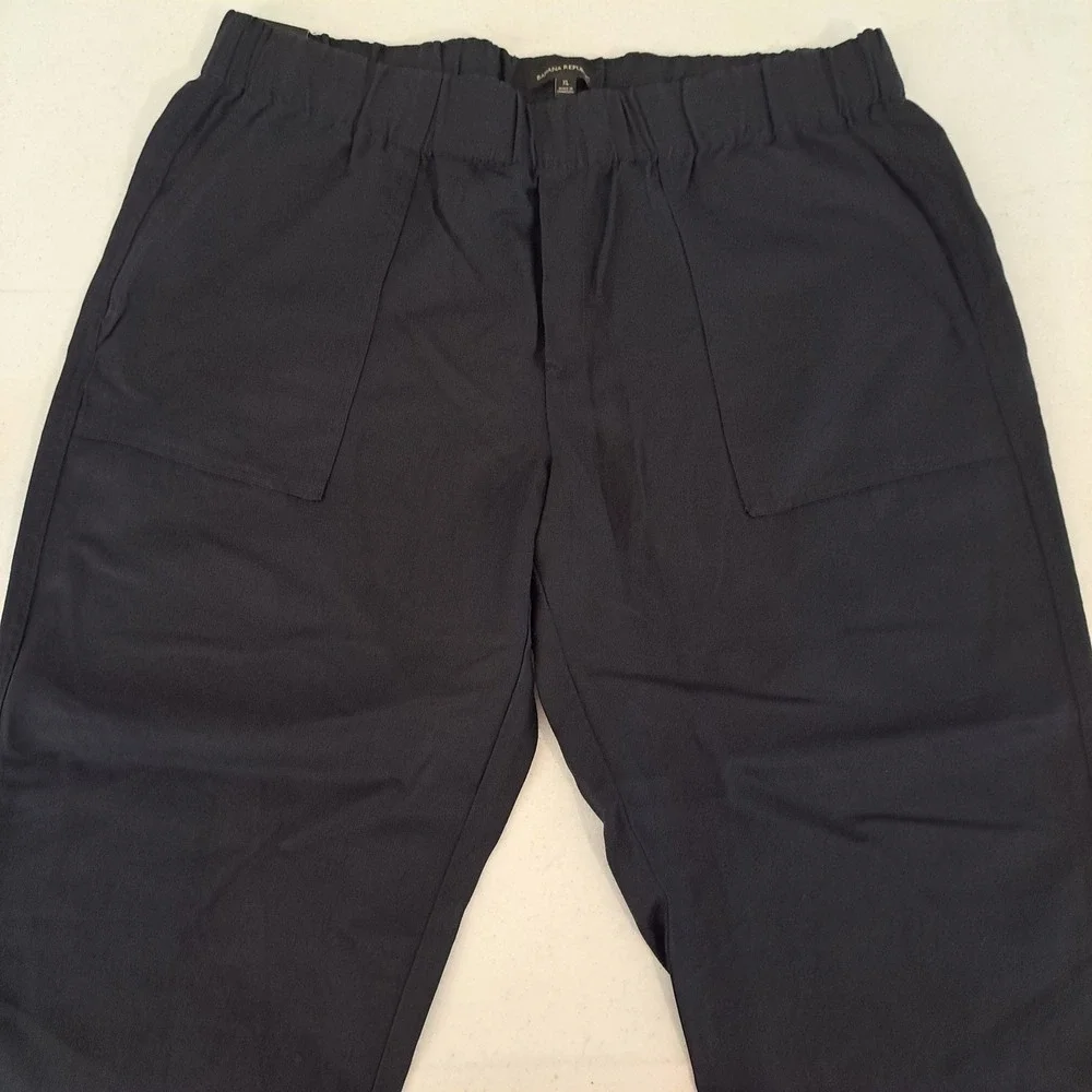 Banana Republic Womens Pants XL Black NWT Tapered Crop 1862-252